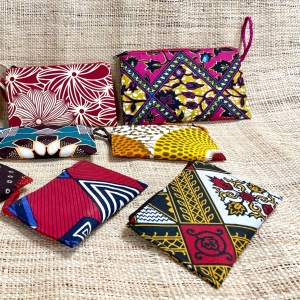 Fabric inspiration wax POCKET in 3 sizes
