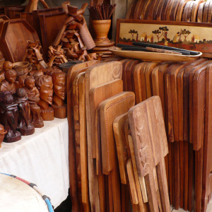 Wooden Sculptures and Furniture - Coum Market